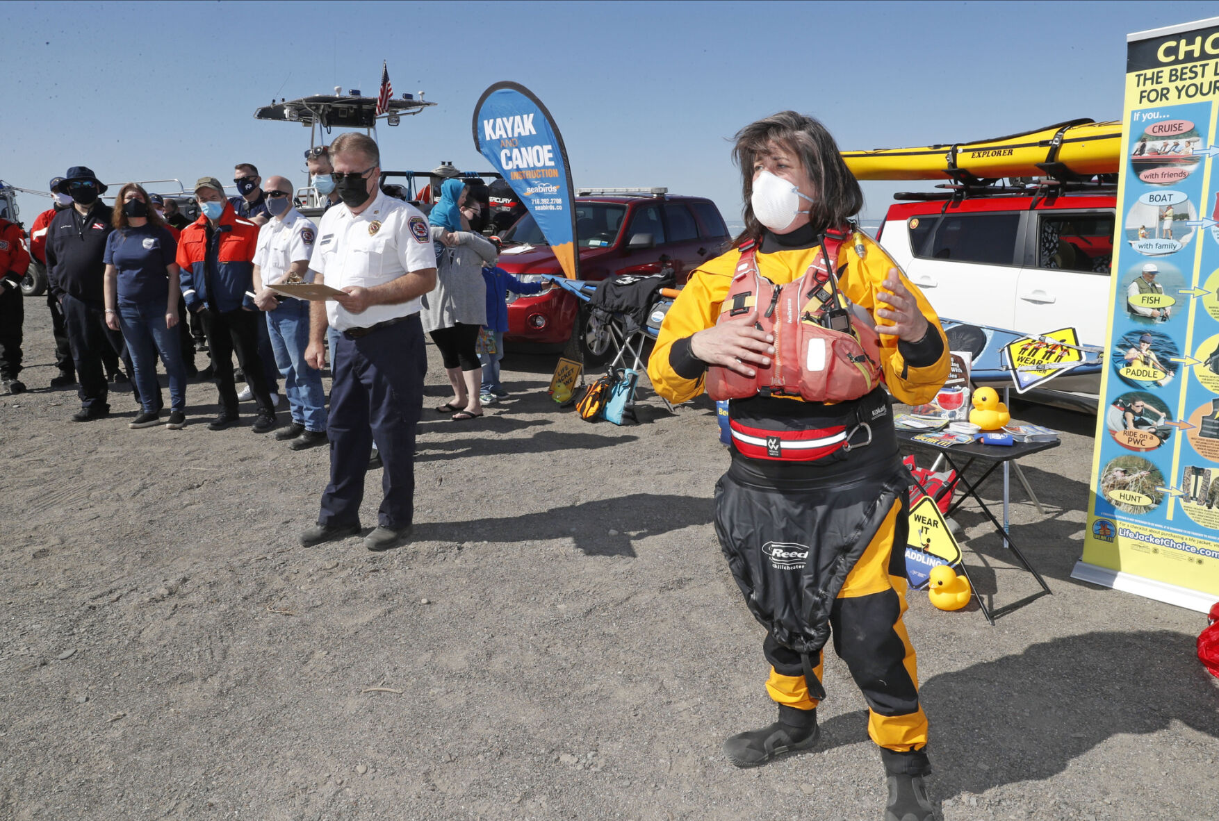 Water rescue preparation